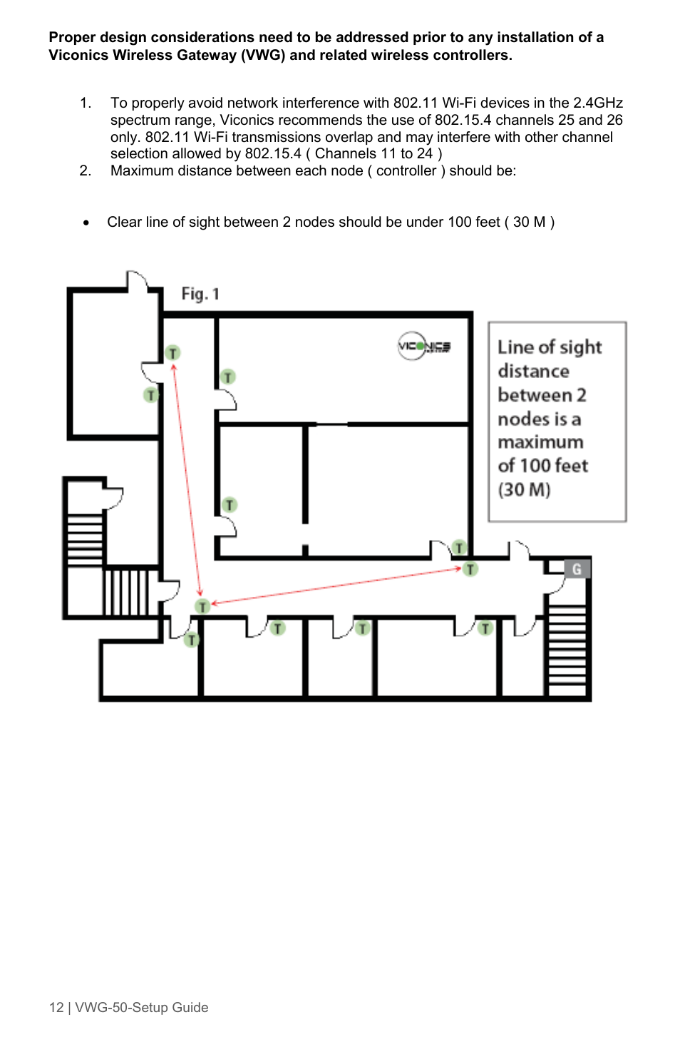 Viconics VWG-50 (Classic ZigBee) Design Consideration and Setup Guide User Manual | Page 12 / 33