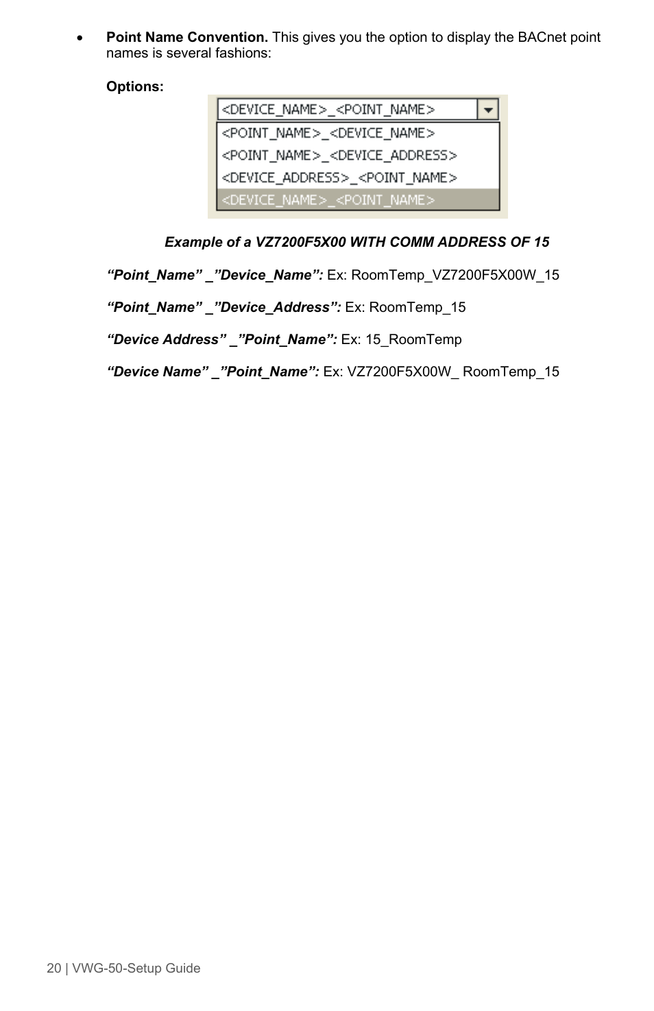 Viconics VWG-50 (Classic ZigBee) Design Consideration and Setup Guide User Manual | Page 20 / 33