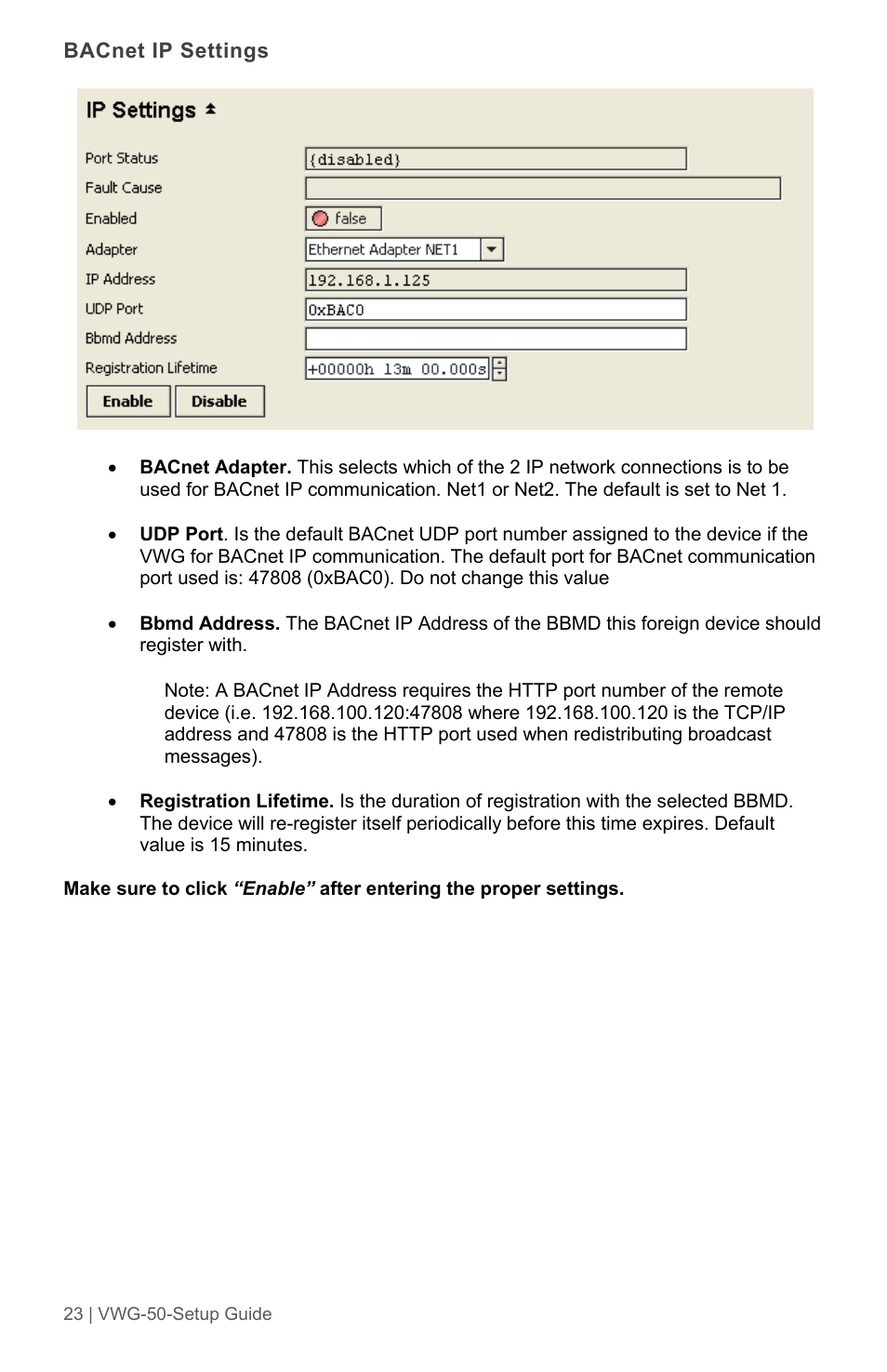 Viconics VWG-50 (Classic ZigBee) Design Consideration and Setup Guide User Manual | Page 23 / 33