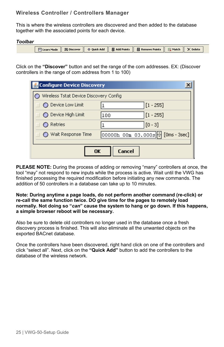 Viconics VWG-50 (Classic ZigBee) Design Consideration and Setup Guide User Manual | Page 25 / 33