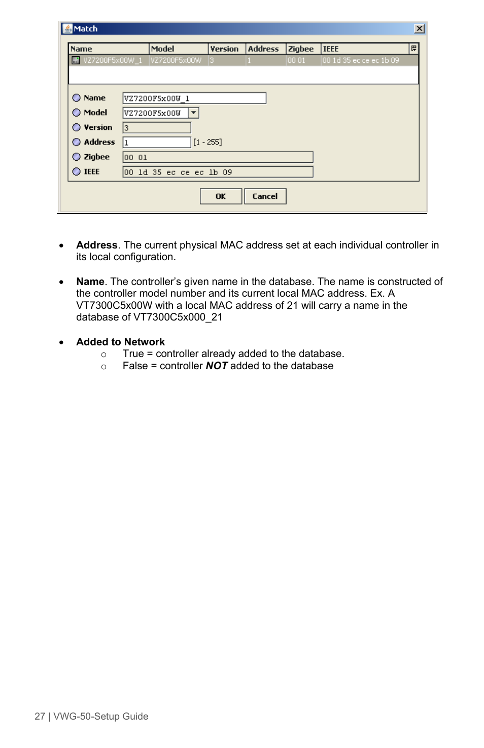 Viconics VWG-50 (Classic ZigBee) Design Consideration and Setup Guide User Manual | Page 27 / 33