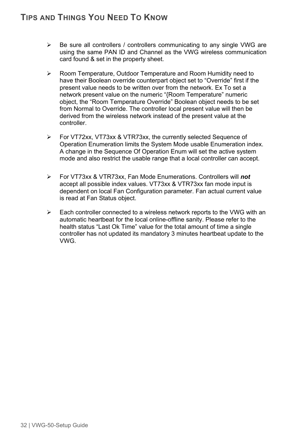 Viconics VWG-50 (Classic ZigBee) Design Consideration and Setup Guide User Manual | Page 32 / 33