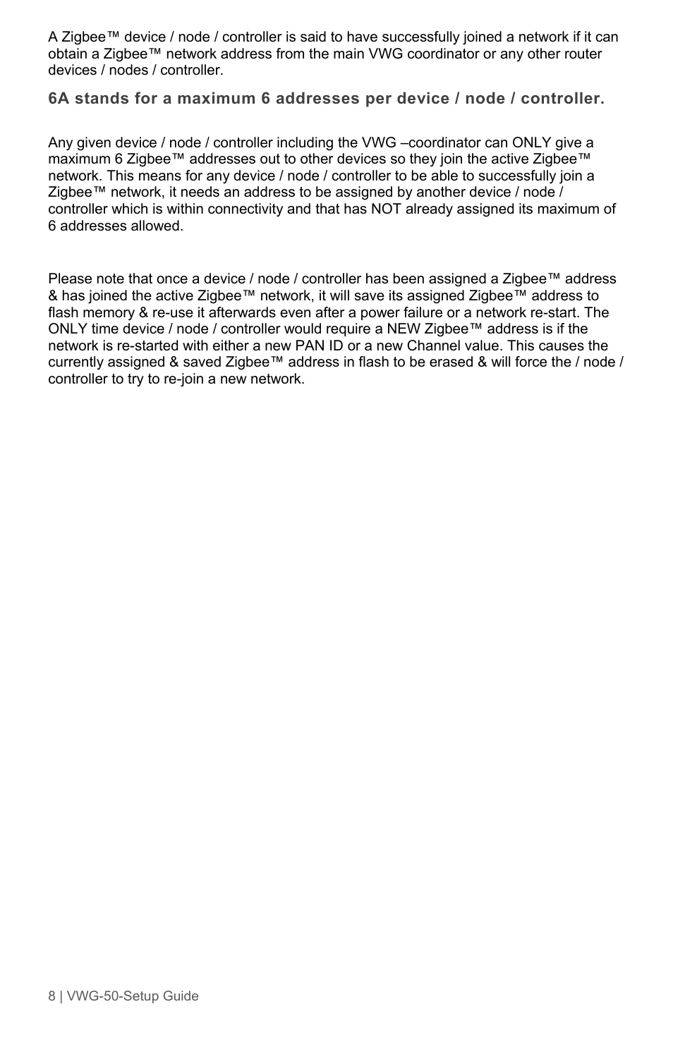 Viconics VWG-50 (Classic ZigBee) Design Consideration and Setup Guide User Manual | Page 8 / 33