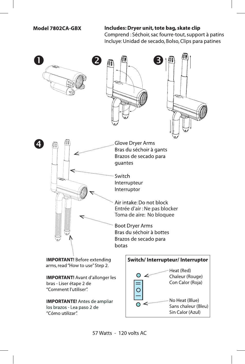 Caframo 7802CA-GBX User Manual | Page 2 / 12