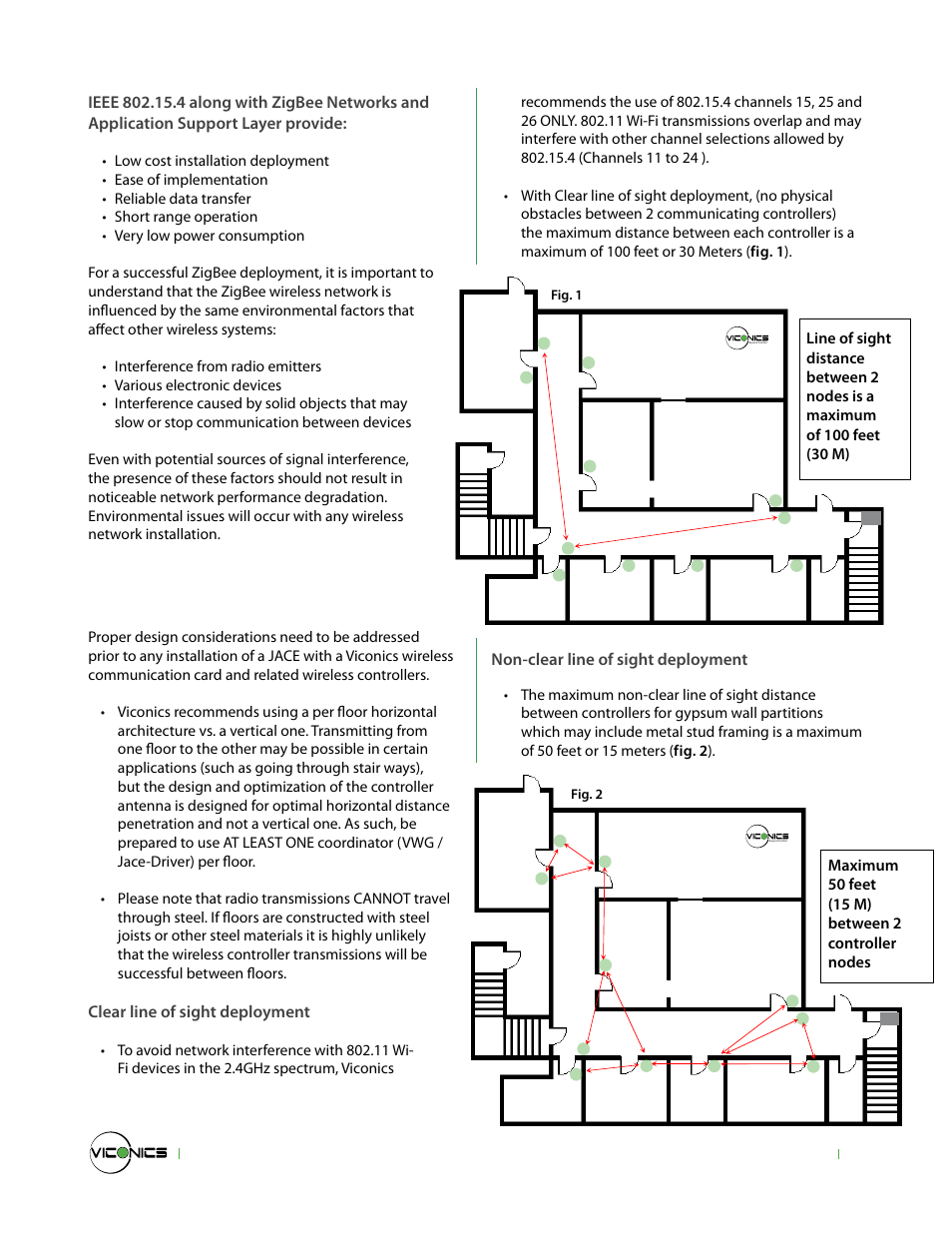 Basic initial design and deployment considerations | Viconics VST5000 (Classic ZigBee) User Guide User Manual | Page 3 / 12