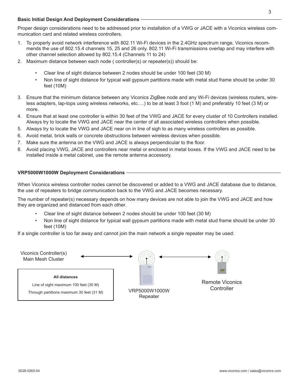 Viconics VRP5000 (Classic ZigBee) Installation Manual User Manual | Page 3 / 7