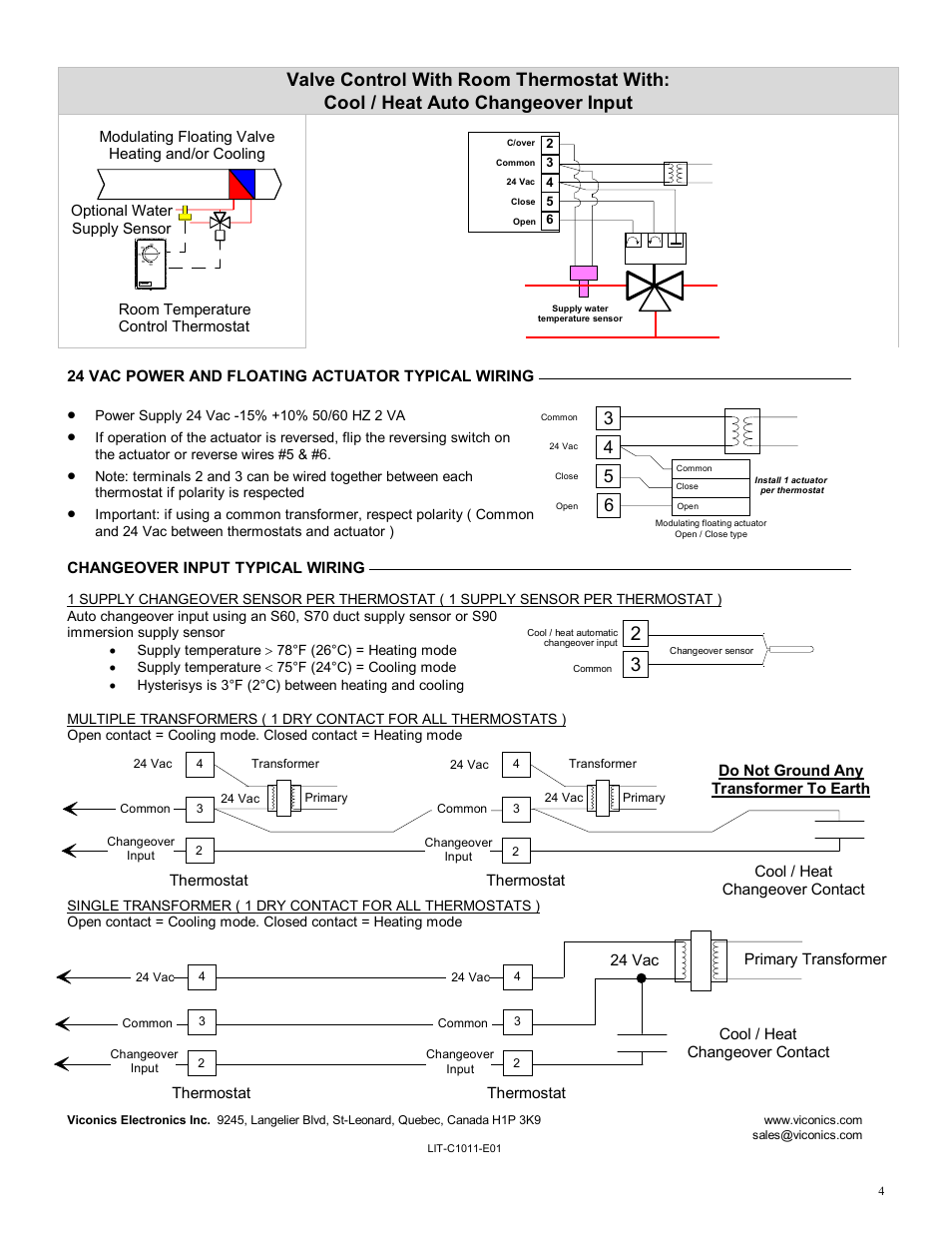 Viconics C1011 User Manual | Page 4 / 4