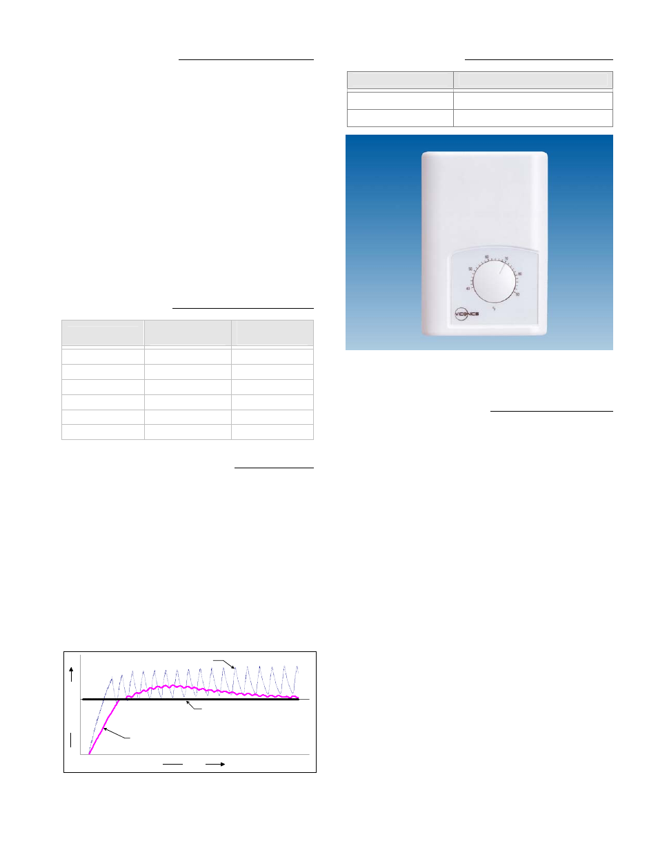 Description (cont’d), R842 relay models, T186 electronic pi thermostat | T186 sensor models | Viconics R842 User Manual | Page 2 / 6