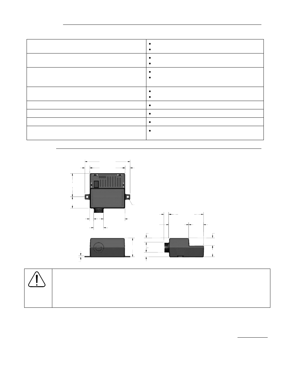 Specifications | Viconics R842 User Manual | Page 6 / 6