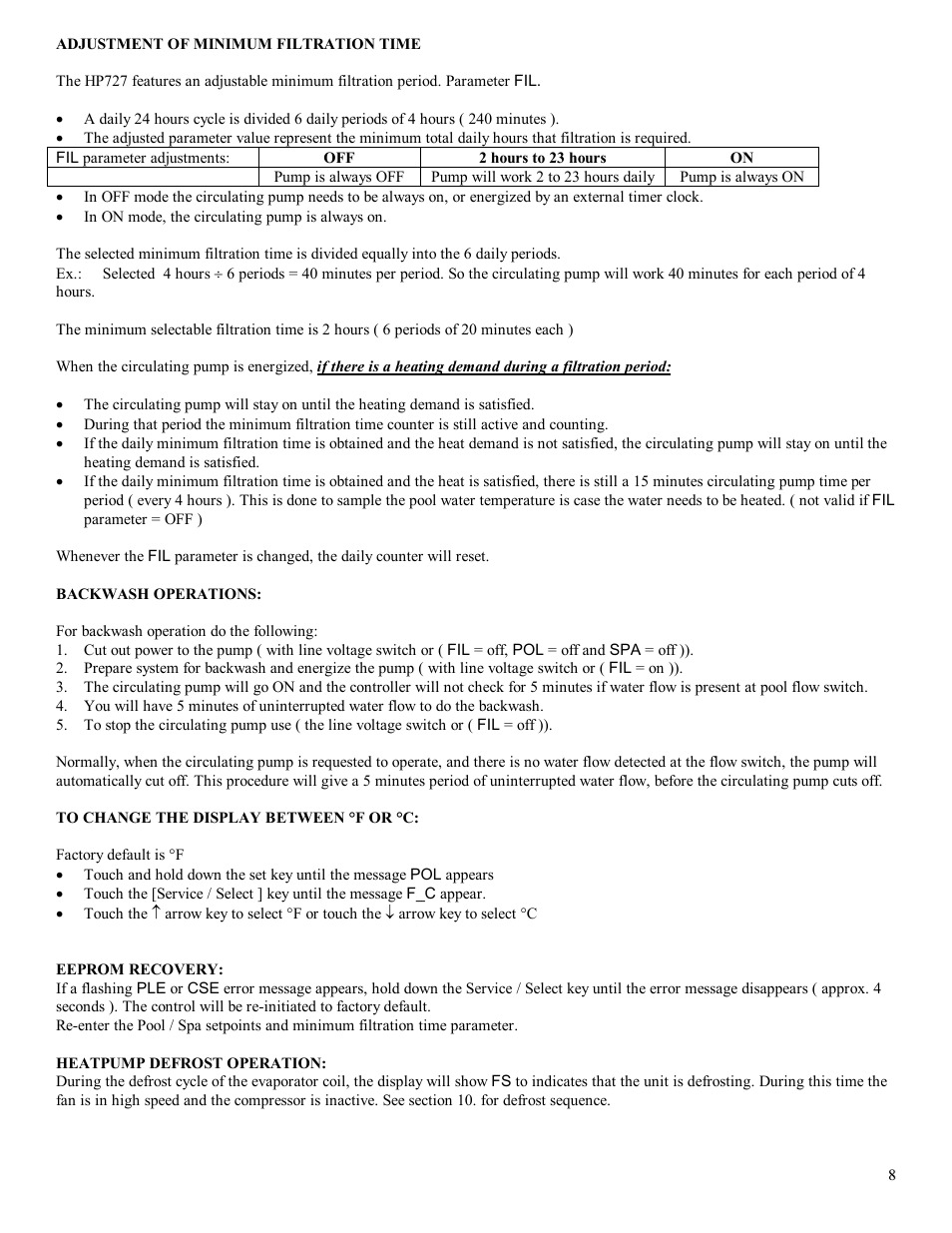 Viconics HP727 User Manual | Page 8 / 15