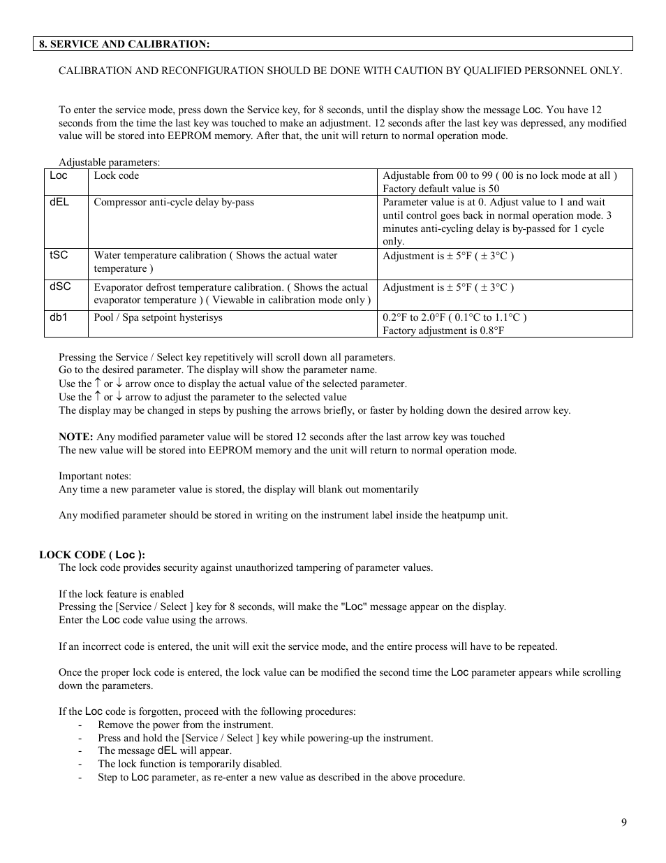 Viconics HP727 User Manual | Page 9 / 15