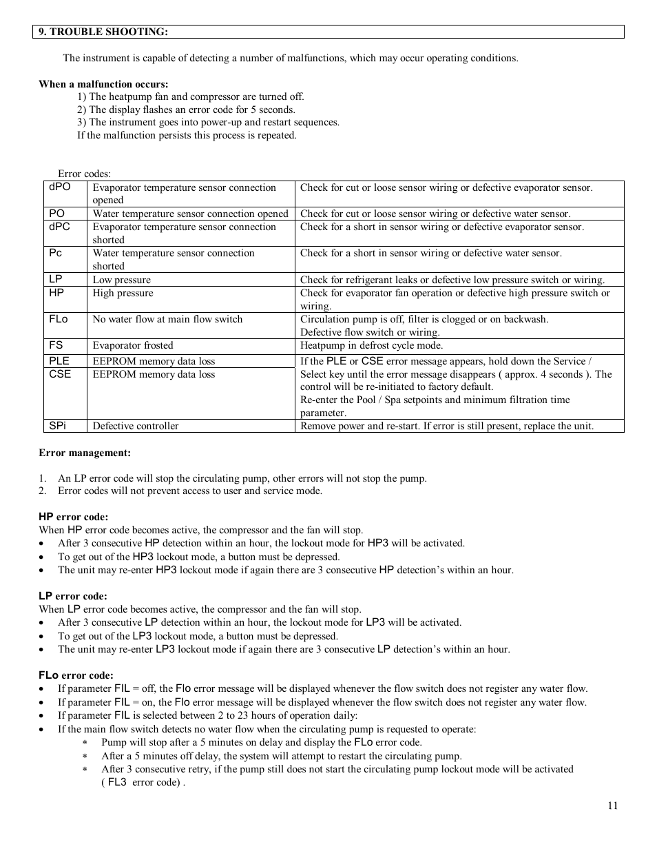 Viconics HP727S User Manual | Page 11 / 15