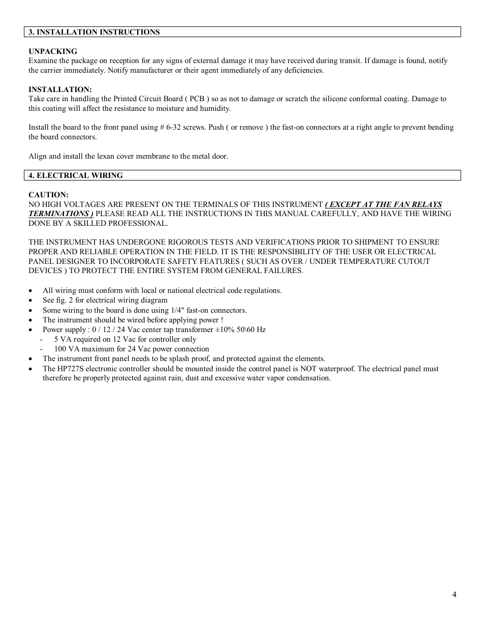 Viconics HP727S User Manual | Page 4 / 15