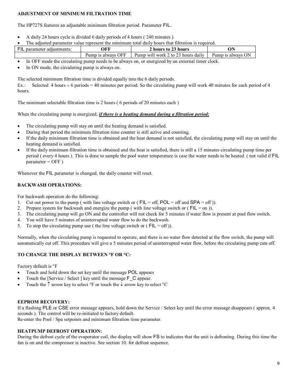 Viconics HP727S User Manual | Page 9 / 15