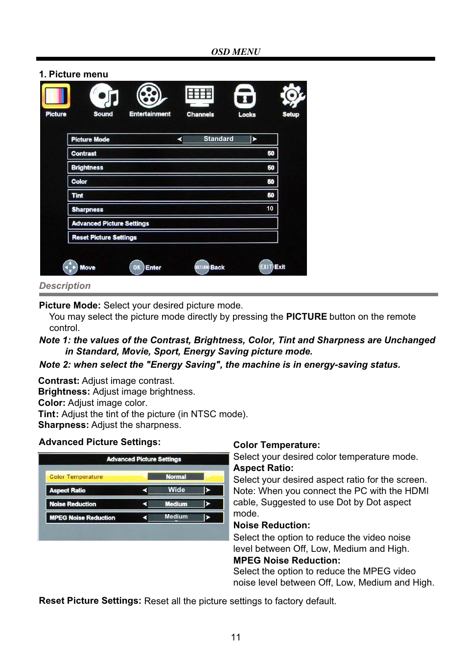 VIORE LC40VF60CN User Manual | Page 13 / 28