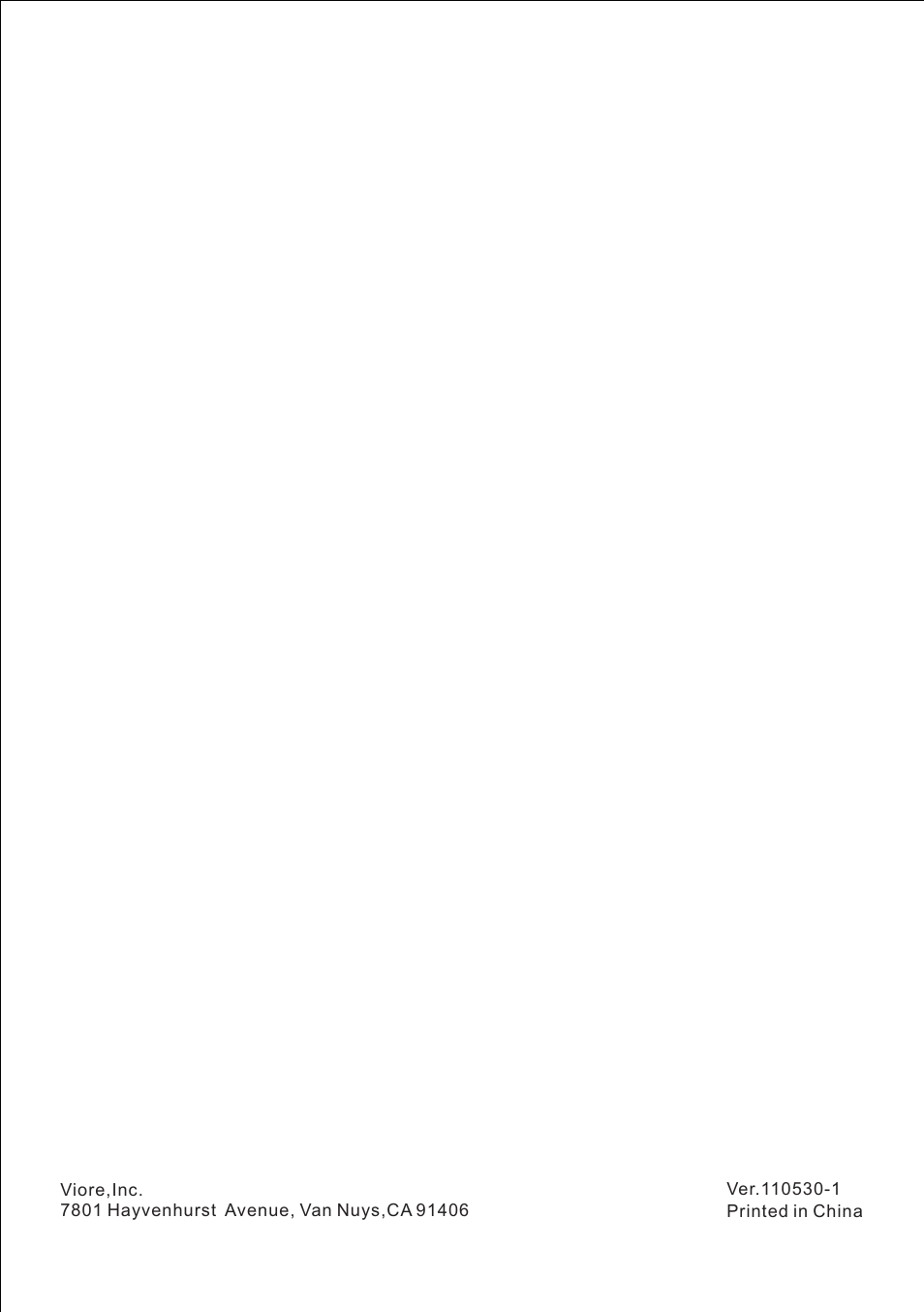 页 17 | VIORE LC42VF56 User Manual | Page 17 / 17