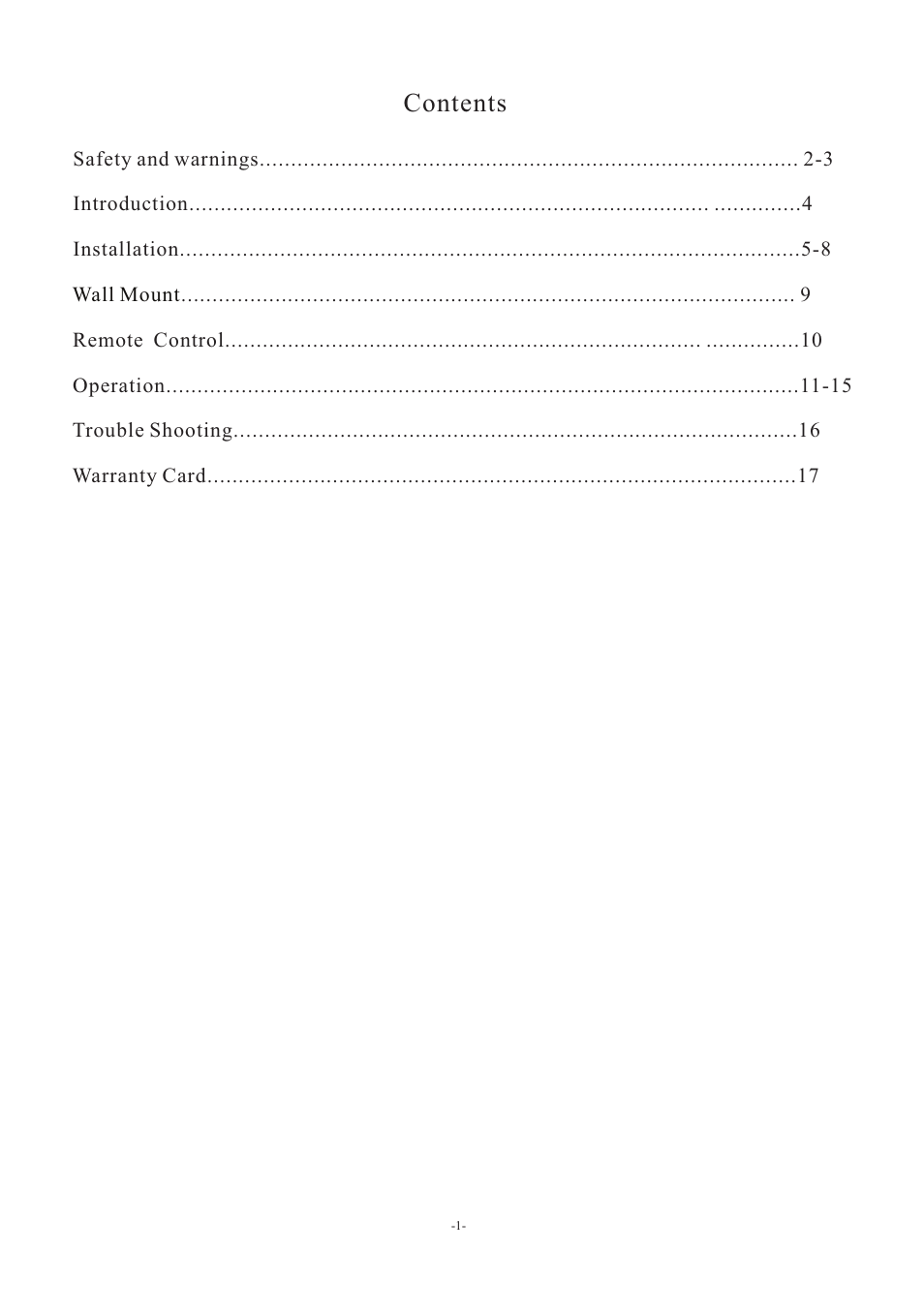 VIORE LED19VH50 User Manual | Page 2 / 19