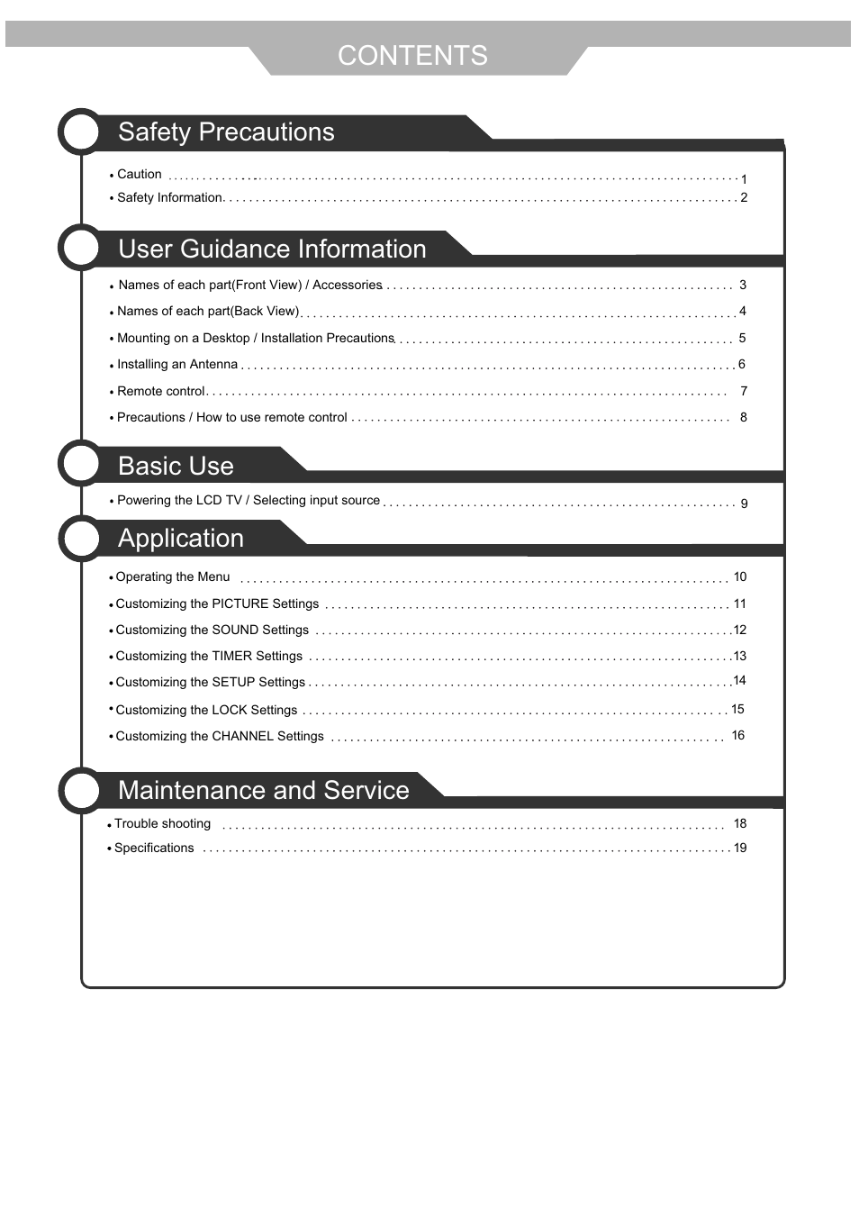 VIORE LED32VF60 User Manual | Page 3 / 24