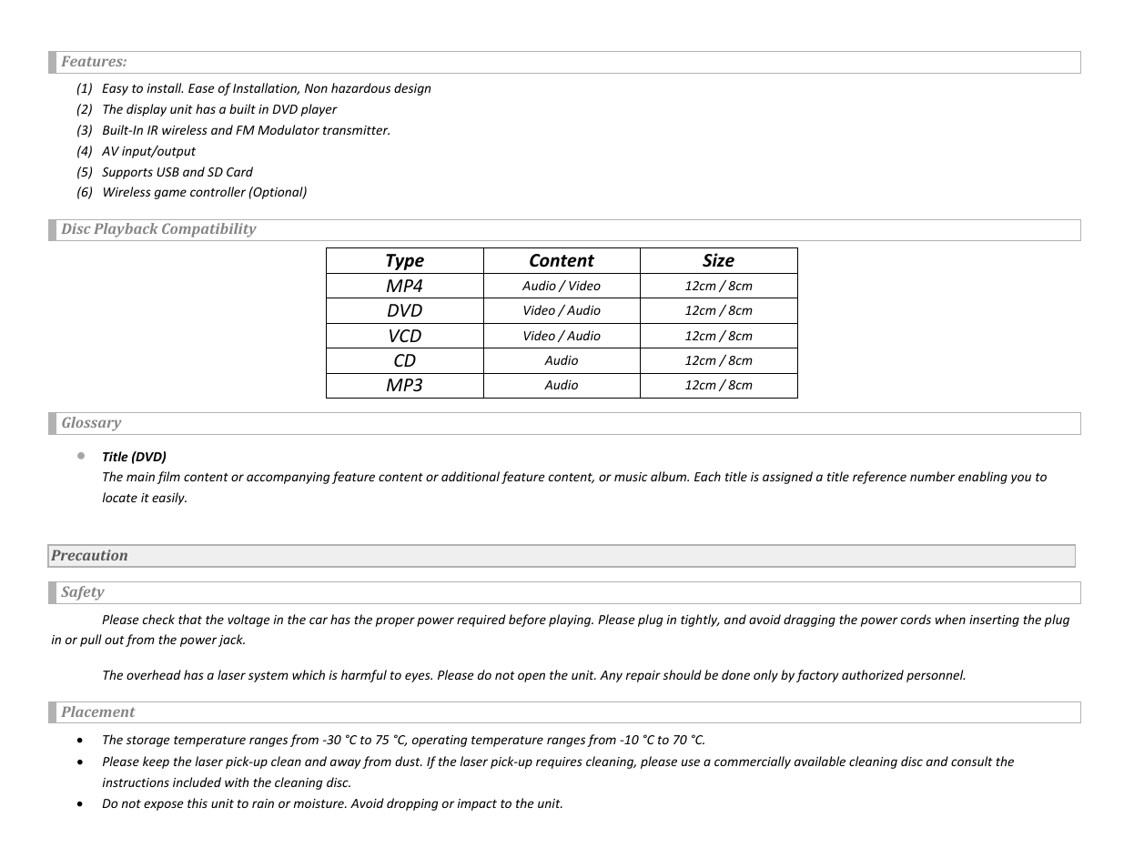 Vizualogic Overheads User Manual | Page 3 / 13