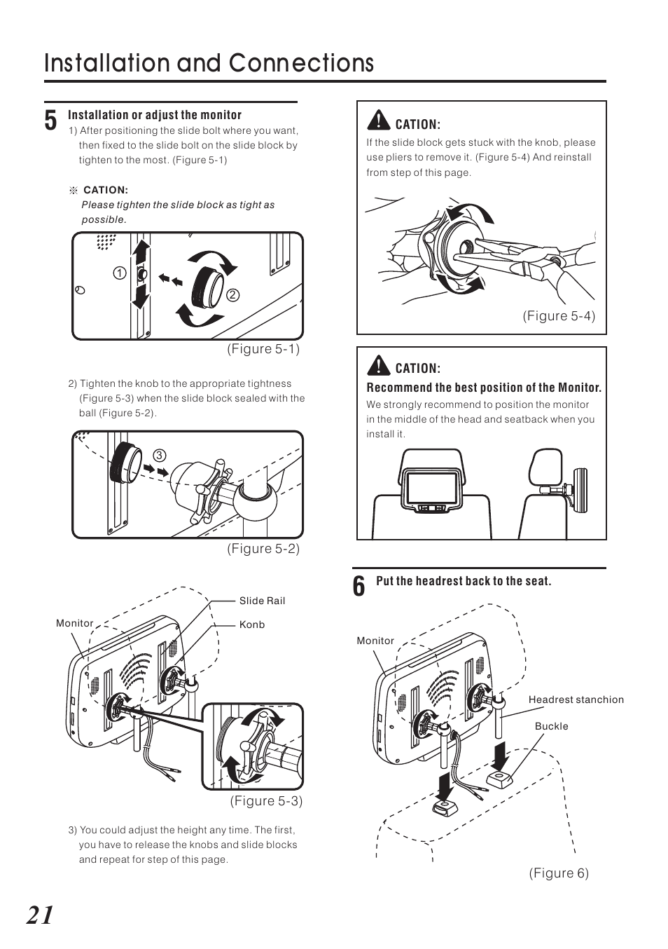 Ins tallation and conn ections | Vizualogic RoadTrip Elite 9 User Manual | Page 22 / 32