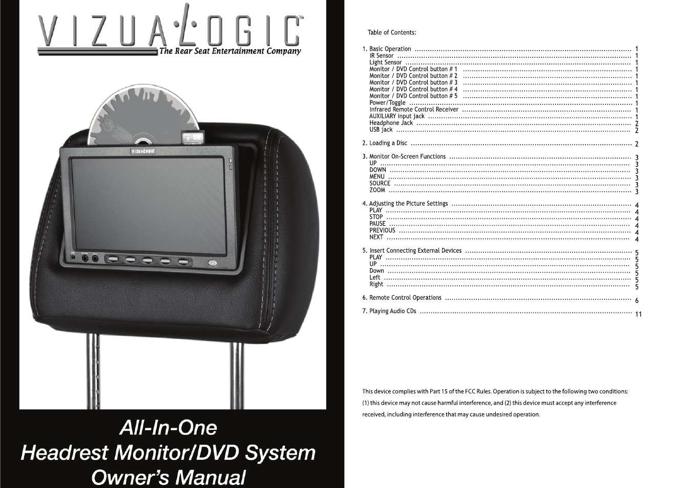 Vizualogic A-1260 Installation Instructions User Manual | 10 pages