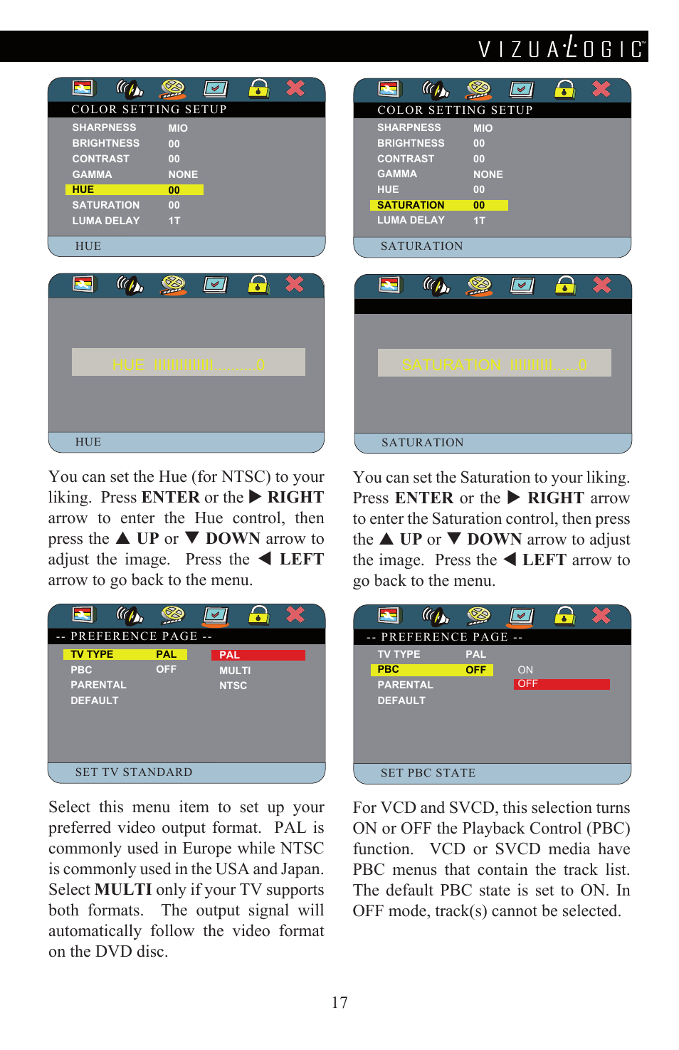 Vizualogic A-1285 User Manual | Page 19 / 28