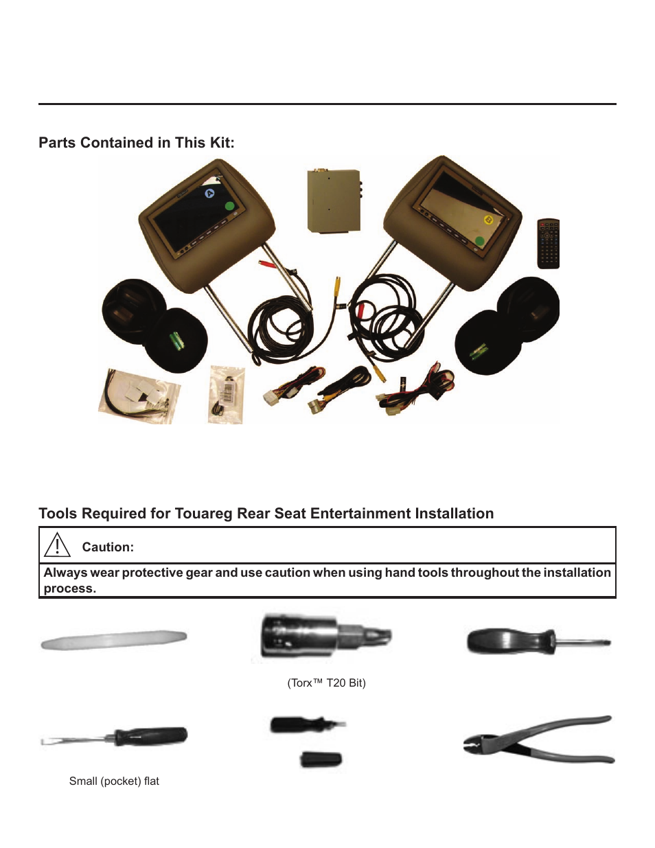 Vizualogic VW Touareg System User Manual | Page 3 / 20