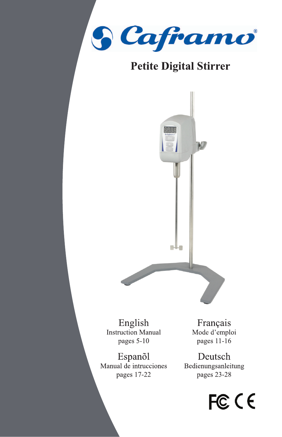 Caframo Petite Digital Stirrer BDC250 User Manual | 32 pages