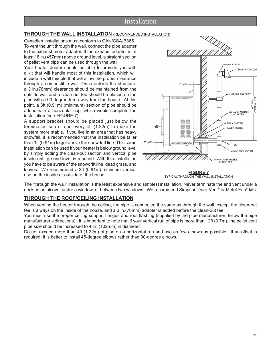 Installation | Vogelzang VG5770 User Manual | Page 11 / 28