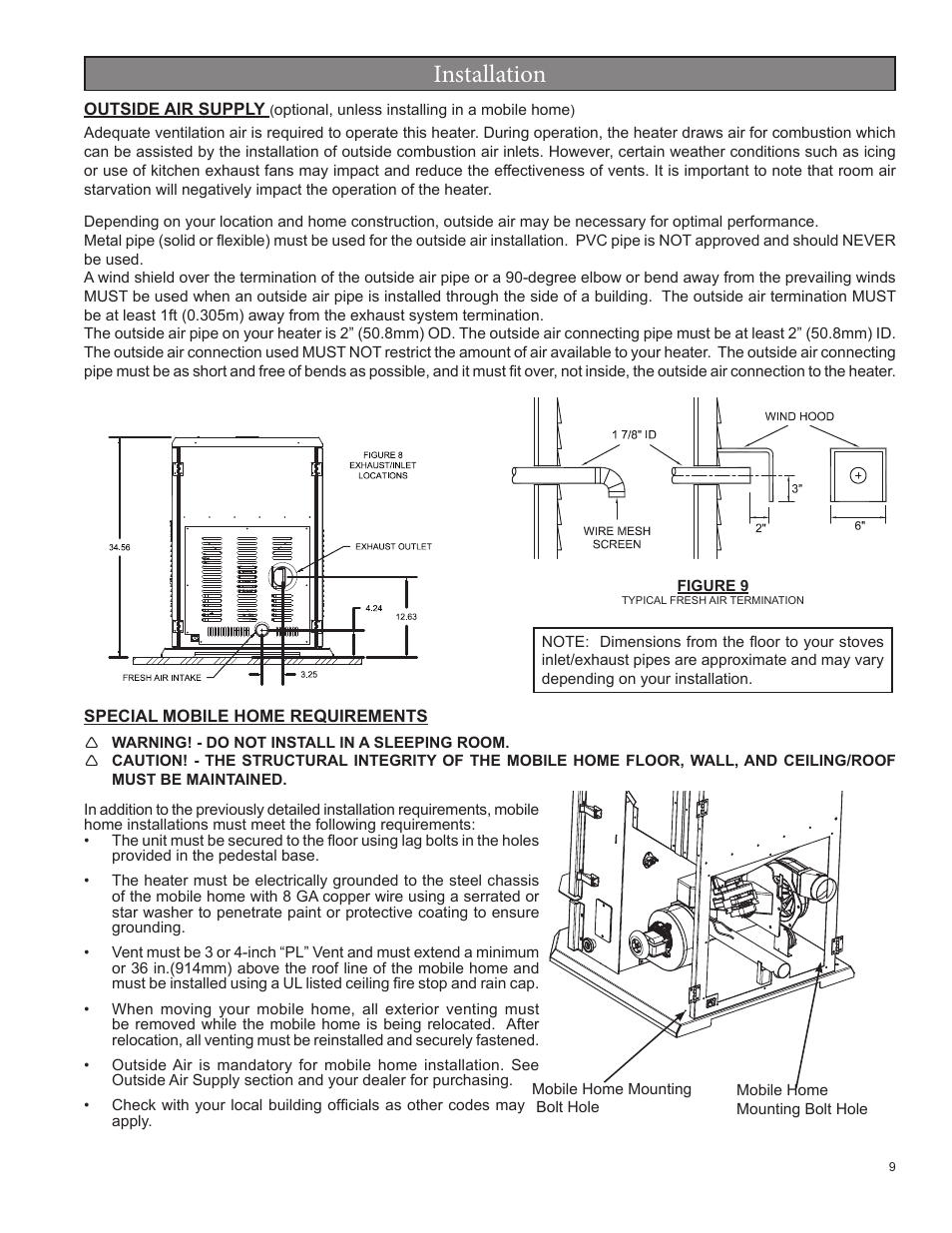 Installation | Vogelzang VG5790 User Manual | Page 9 / 28