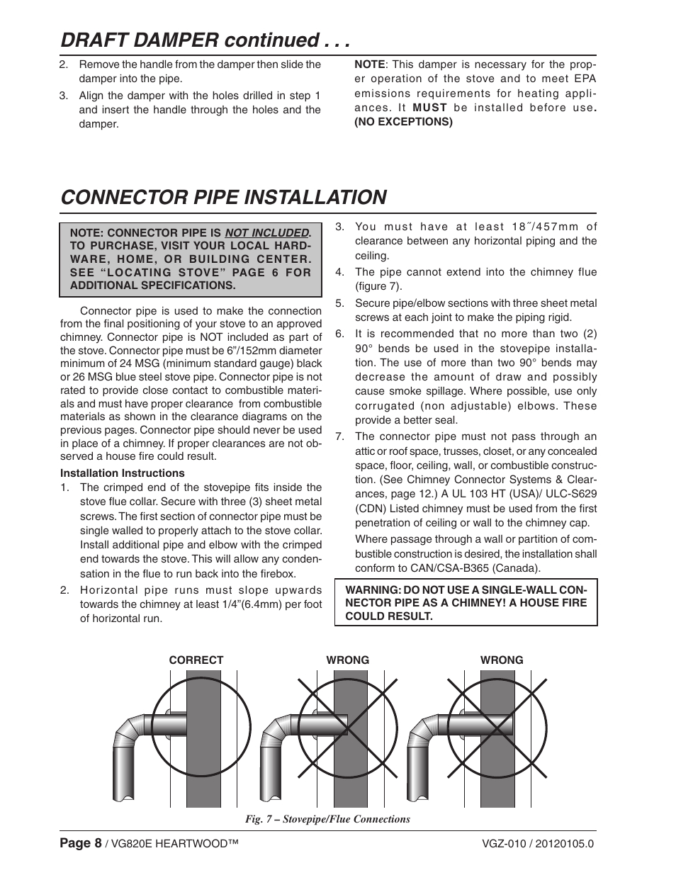 Vogelzang VG820E User Manual | Page 8 / 20