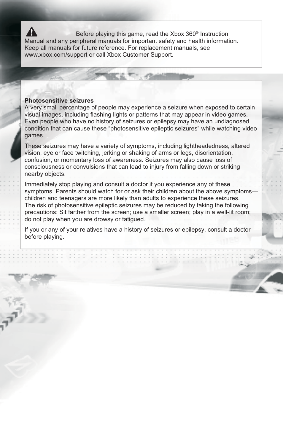 Microsoft Xbox360 MotoGP08 User Manual | Page 2 / 28