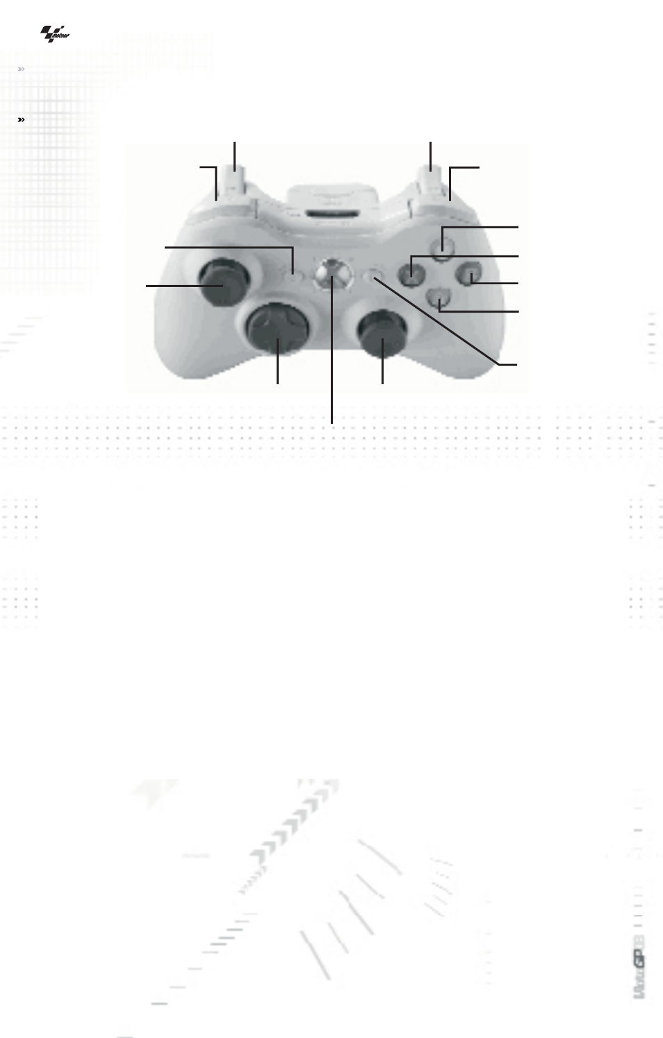 Game controls | Microsoft Xbox360 MotoGP08 User Manual | Page 5 / 28