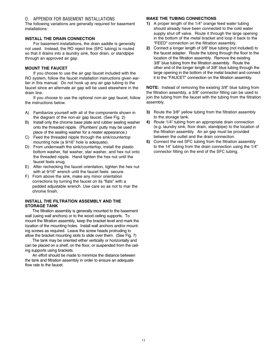 Water Factory Systems SQC 4 User Manual | Page 14 / 20