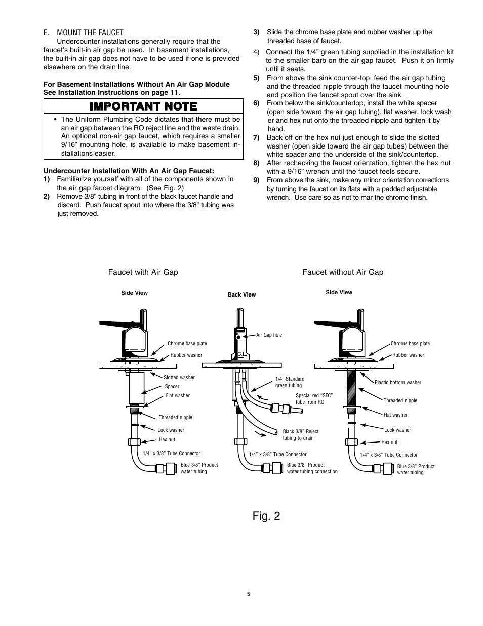 Fig. 2 | Water Factory Systems SQC 4 User Manual | Page 8 / 20