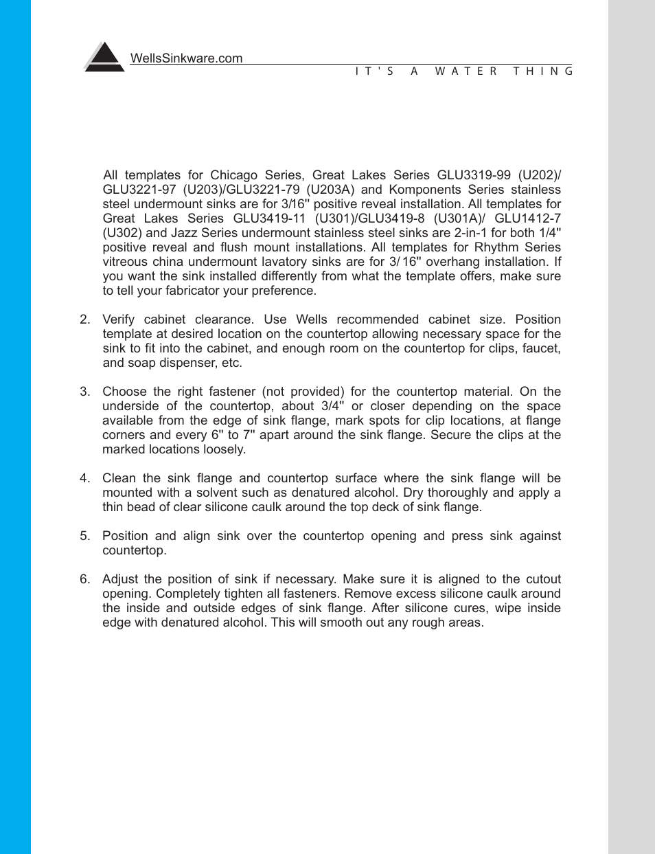 页 52 | Wells Sinkware DTU3121-9 User Manual | Page 2 / 2
