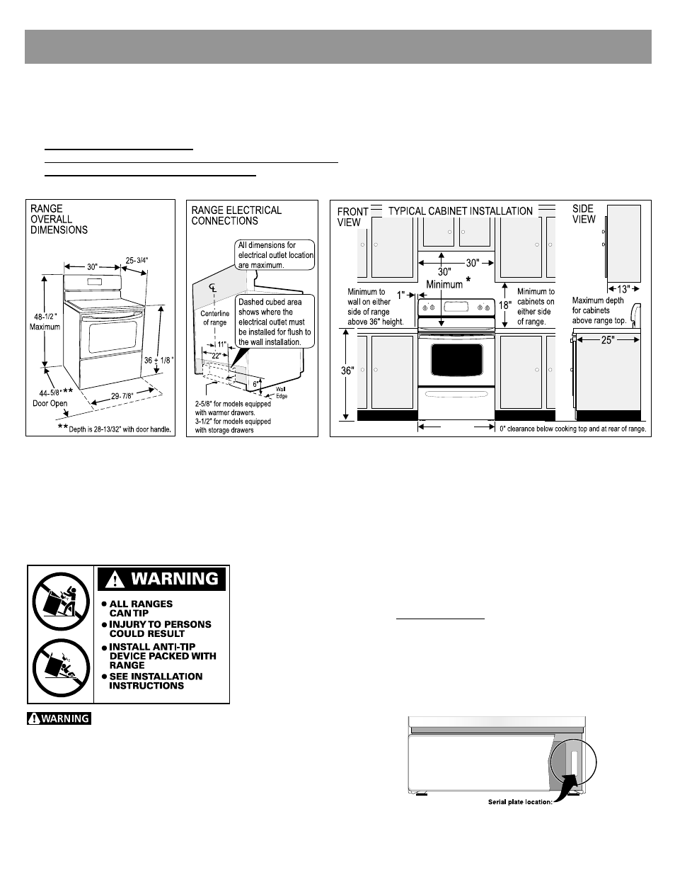 White-Westinghouse WWEF3004KW Installation Guide User Manual | 8 pages