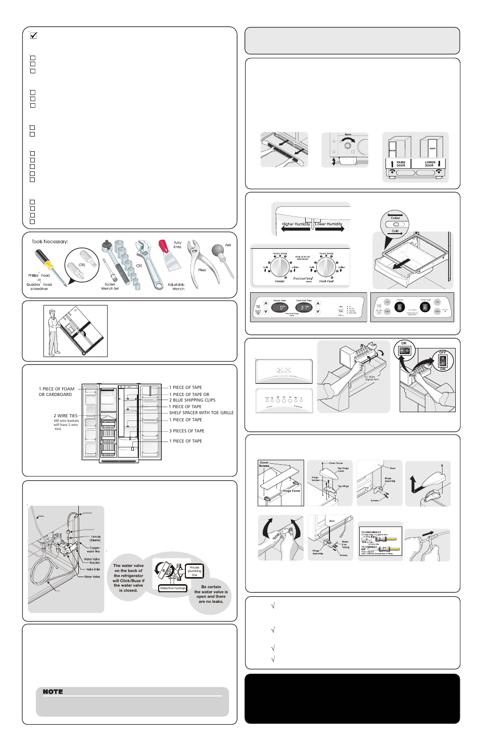 White-Westinghouse WWSS2601KW User Manual | 2 pages