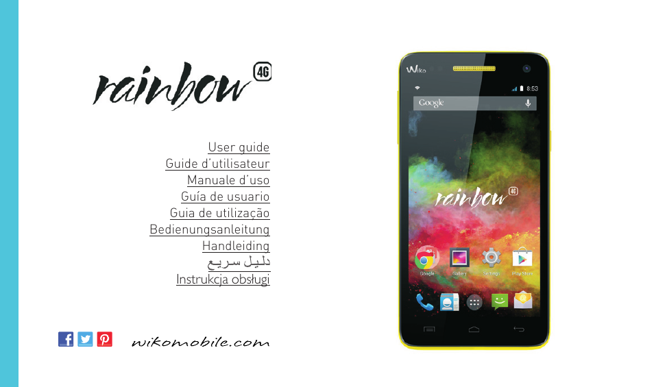 Wiko RAINBOW 4G User Manual | 218 pages