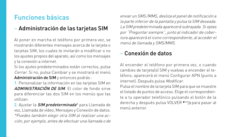 Funciones básicas | Wiko GETAWAY User Manual | Page 84 / 194