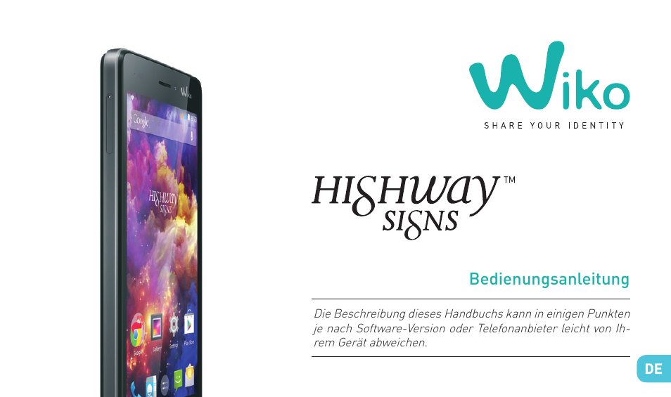 Bedienungsanleitung | Wiko HIGHWAY SIGNS User Manual | Page 123 / 218