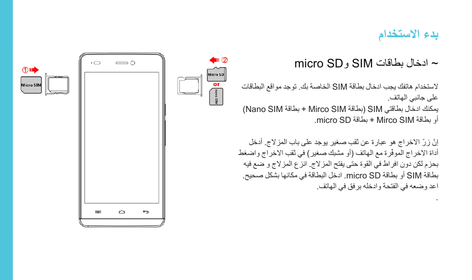 مادختسلاا ءدب | Wiko HIGHWAY SIGNS User Manual | Page 176 / 218