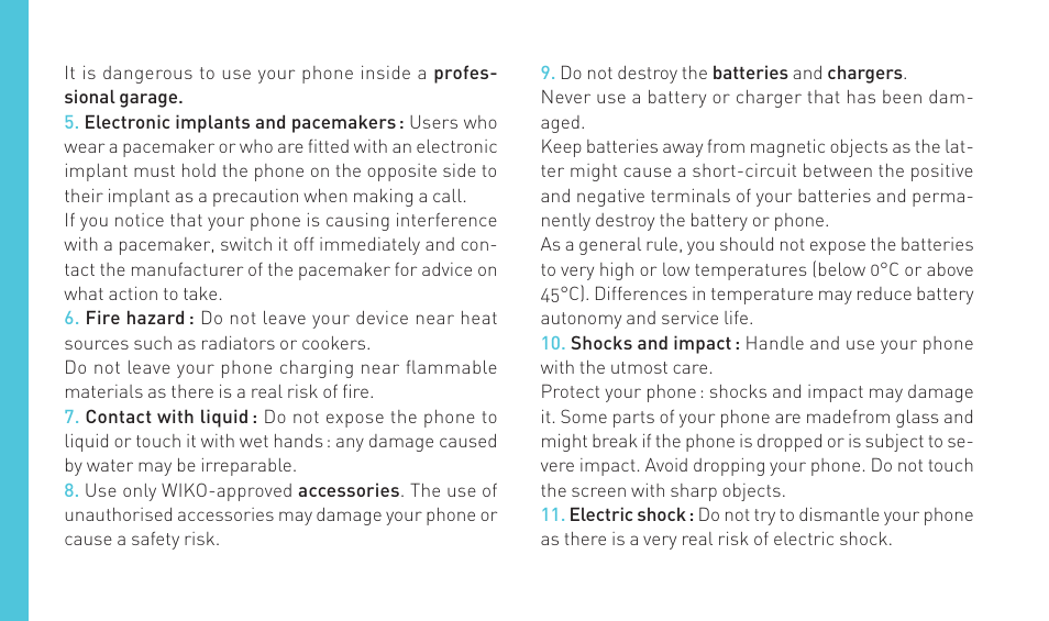 Wiko HIGHWAY SIGNS User Manual | Page 18 / 218