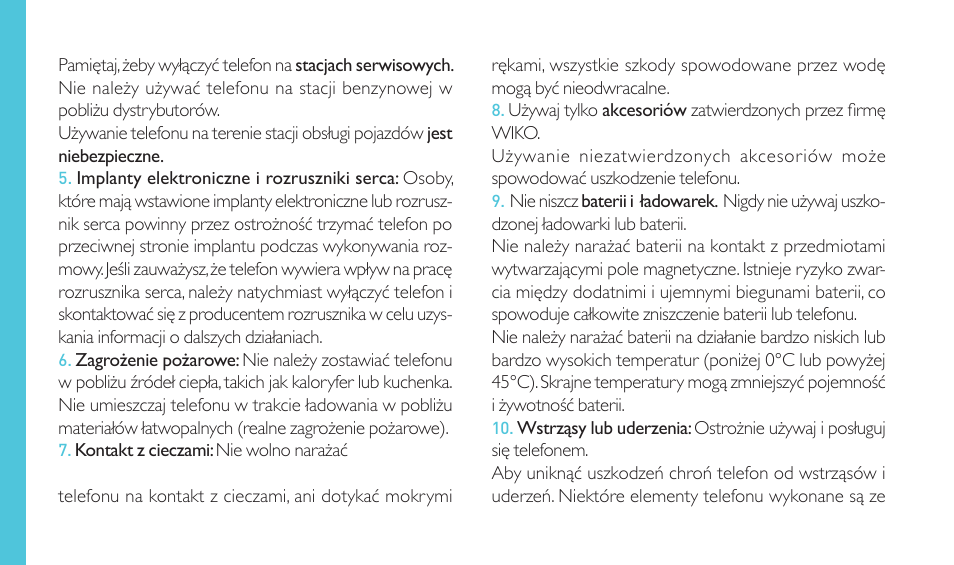 Wiko HIGHWAY SIGNS User Manual | Page 208 / 218