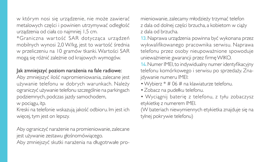 Wiko HIGHWAY SIGNS User Manual | Page 212 / 218