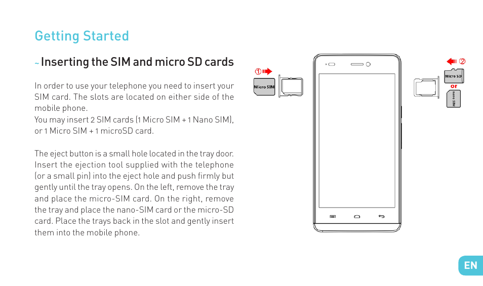Getting started | Wiko HIGHWAY SIGNS User Manual | Page 9 / 218