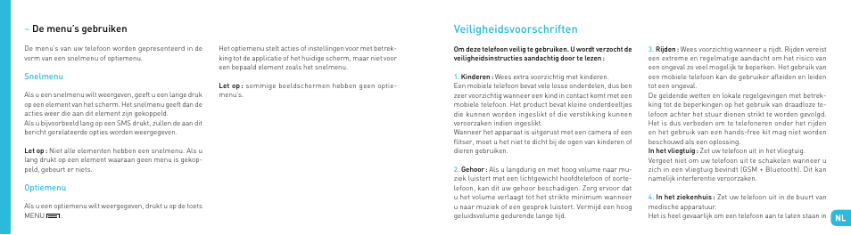 Veiligheidsvoorschriften | Wiko DARKSIDE User Manual | Page 81 / 97
