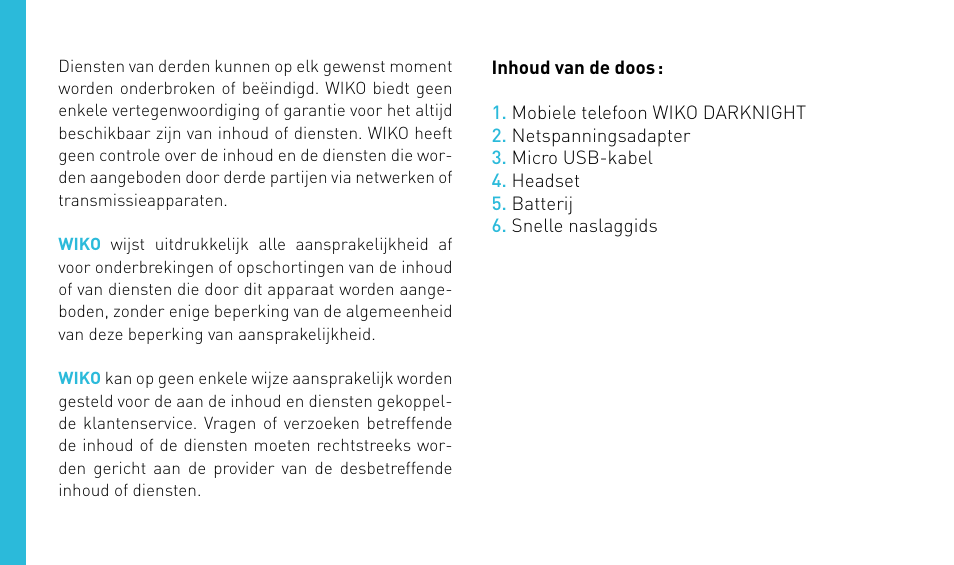 Wiko DARKNIGHT User Manual | Page 150 / 194
