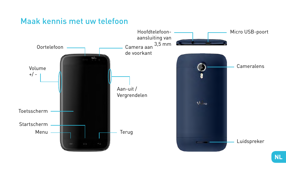 Maak kennis met uw telefoon | Wiko DARKNIGHT User Manual | Page 151 / 194