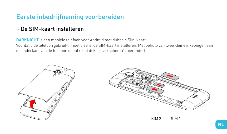 Eerste inbedrijfneming voorbereiden | Wiko DARKNIGHT User Manual | Page 153 / 194